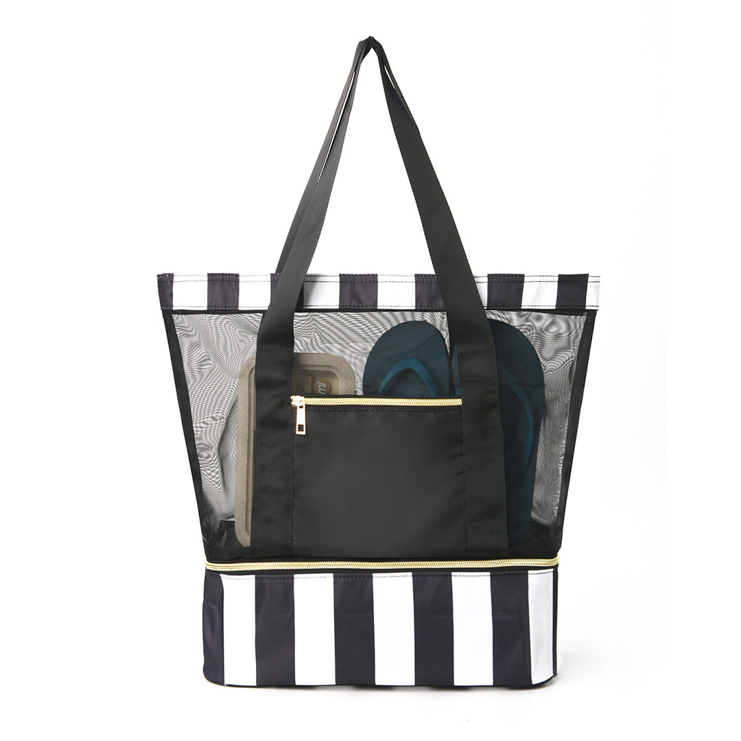 Beach bag with see-through design and large storage Kalsten
