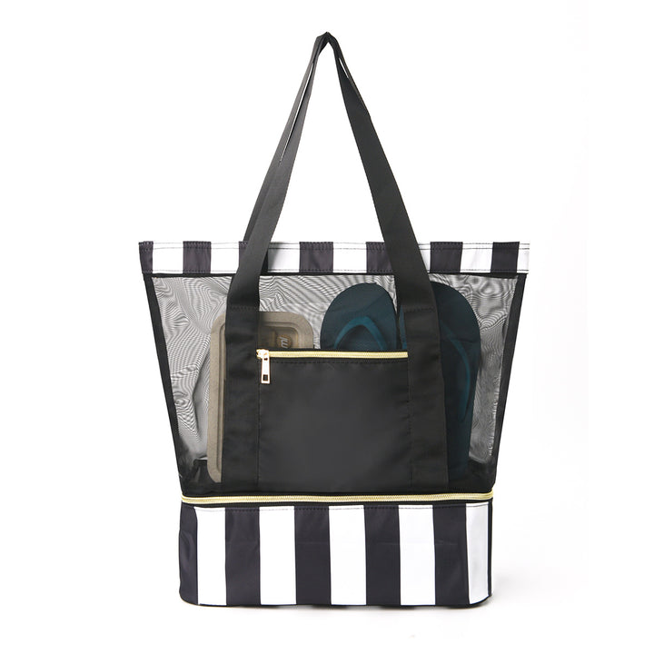 Beach bag with see-through design and large storage Kalsten