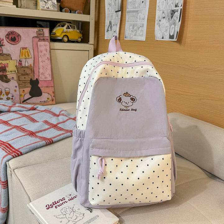Playful Polka Dot Backpack Kalsten