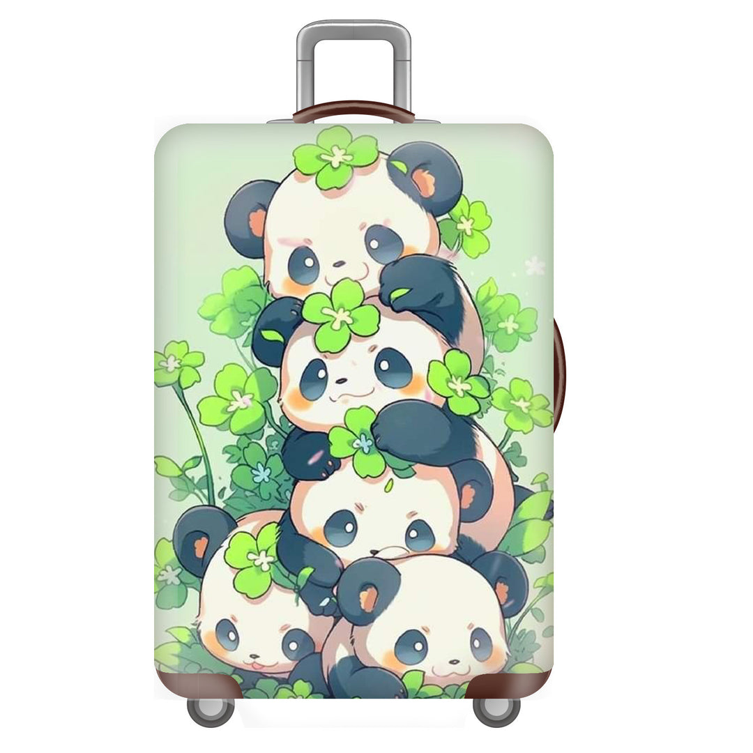 Unisex Hard-shell Travel Suitcase with Playful Panda Design Kalsten