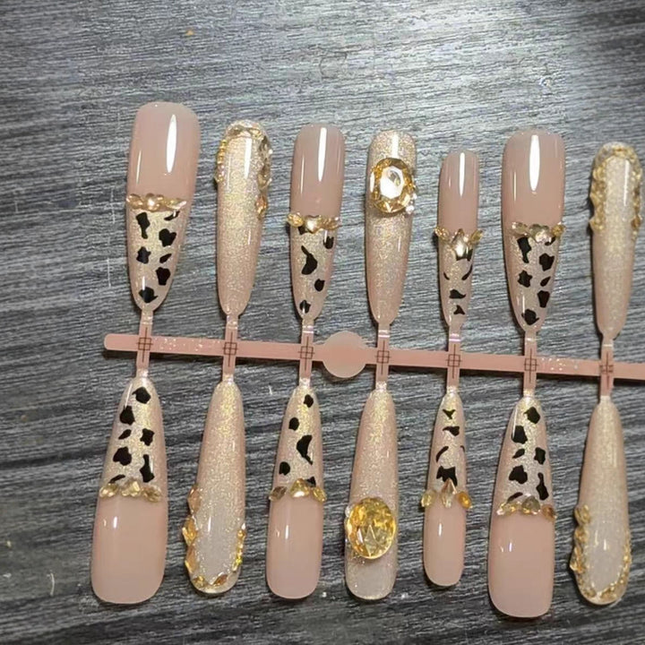 Glamorous Rhinestone Nail Art