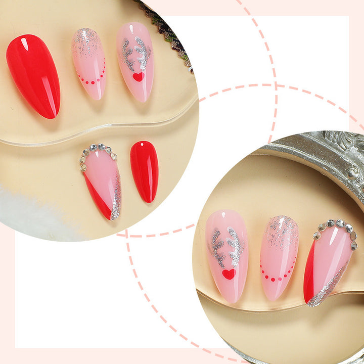 Elegant Glamorous Press-On Nail Art Set Kalsten
