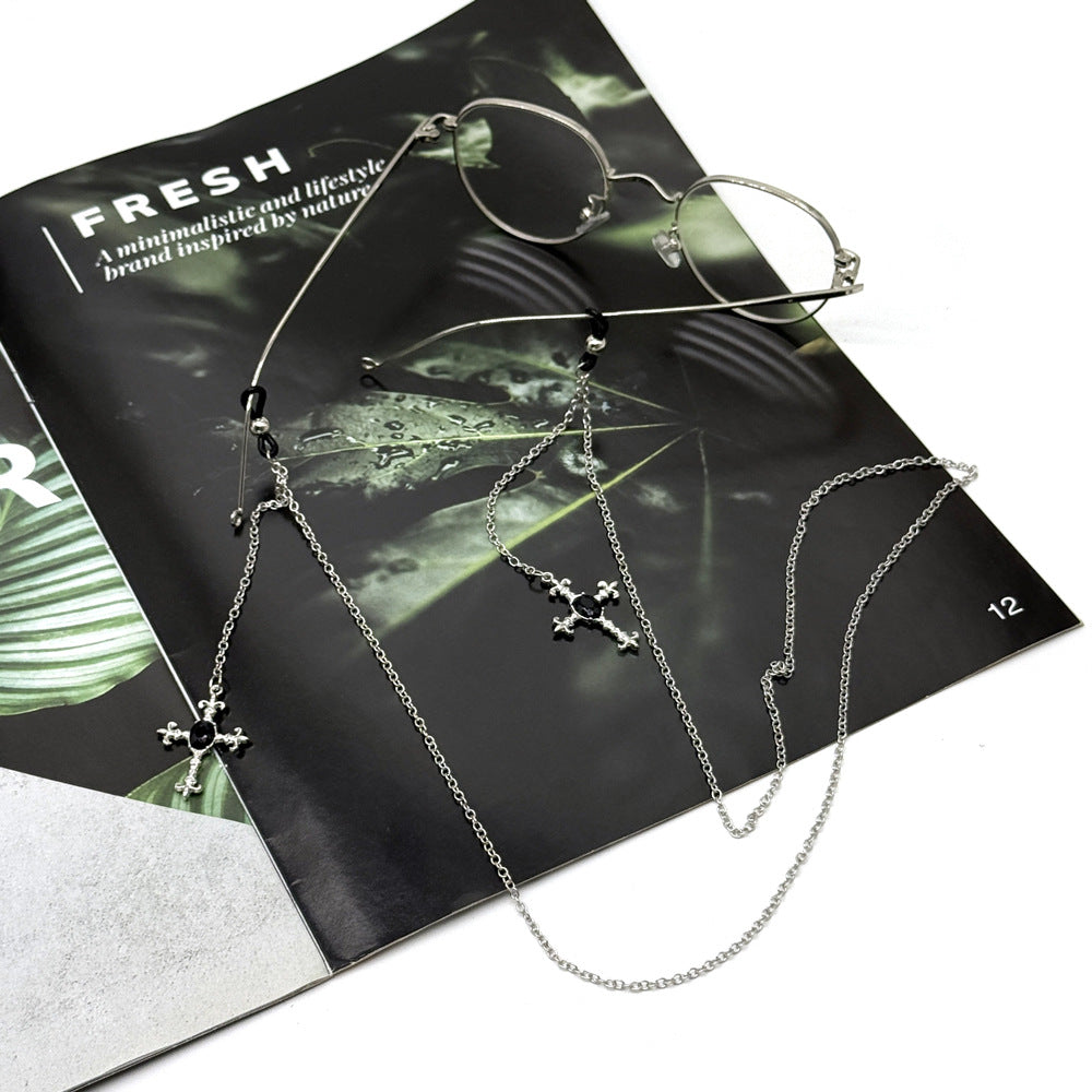 Ornate Skull Pendant Eyewear Chain Kalsten