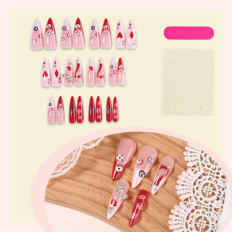 Whimsical Holiday Themed Press-On Nail Set Kalsten