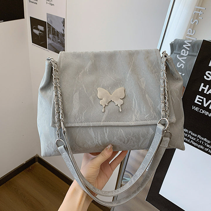 Chic Butterfly Accent Slouchy Handbag Kalsten