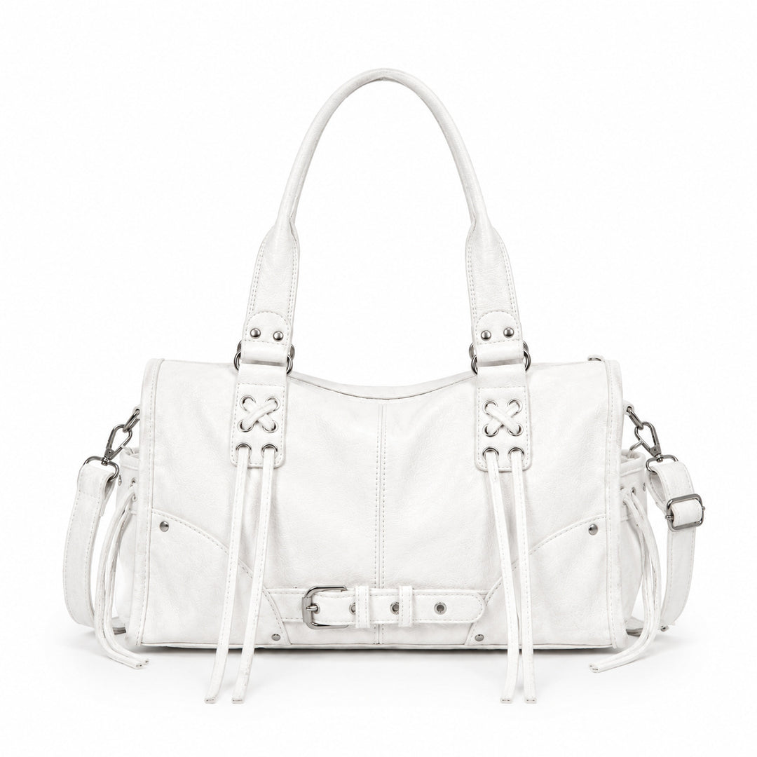 Elegant Structured Leather Handbag