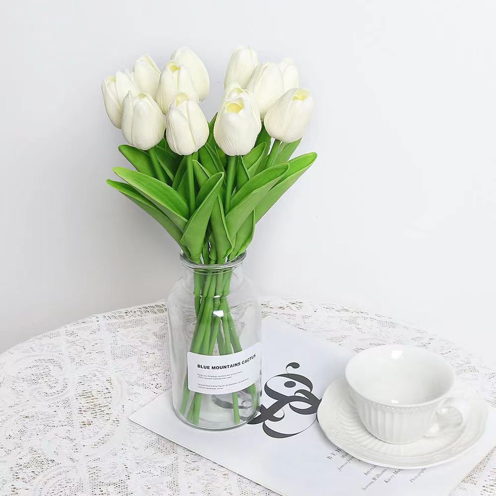 Realistic Faux Tulip Bouquet