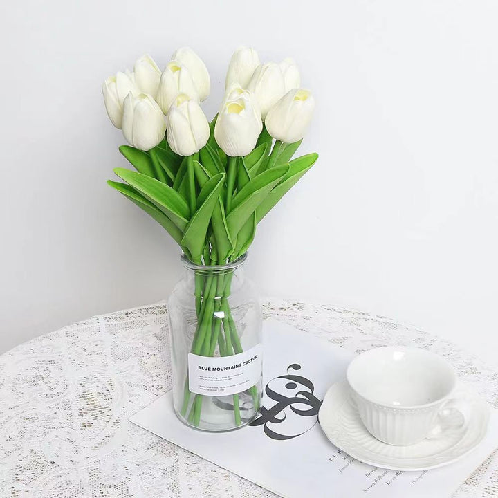 Realistic Faux Tulip Bouquet