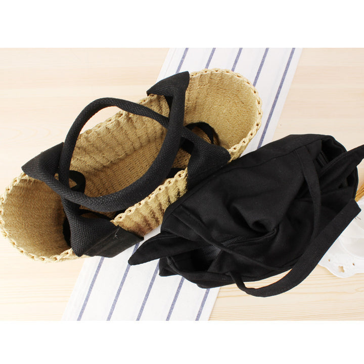 Trendy Tote Bag Made from Sustainably Woven Material with Wide Shoulder Straps Kalsten