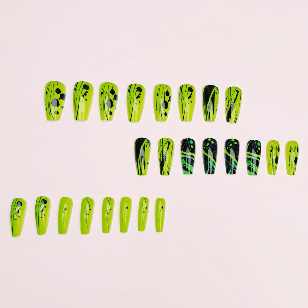Vibrant Abstract Nail Art Kit