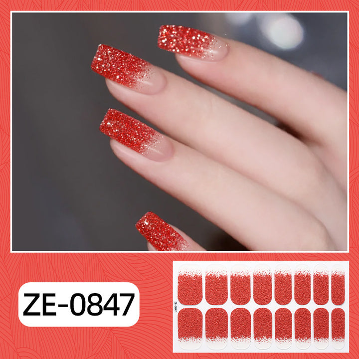 Glitter Ombre Nail Wraps