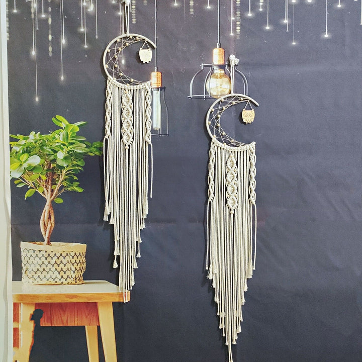 Macramé Moon Wall Hanging Kalsten