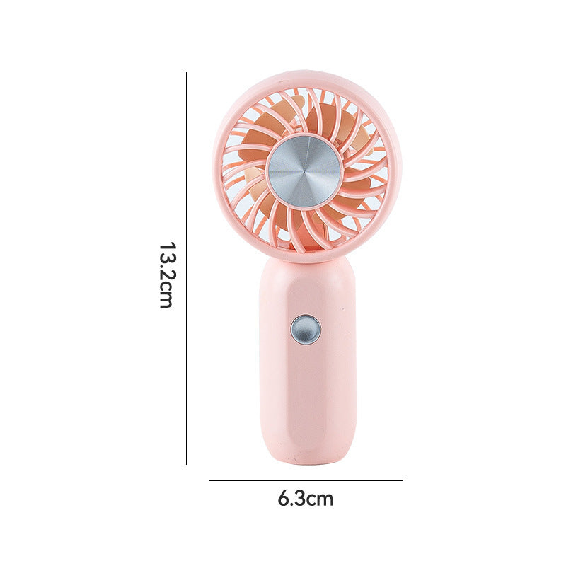 Women Portable Mini Hand Fan with Ergonomic Design and USB Charging Function Kalsten
