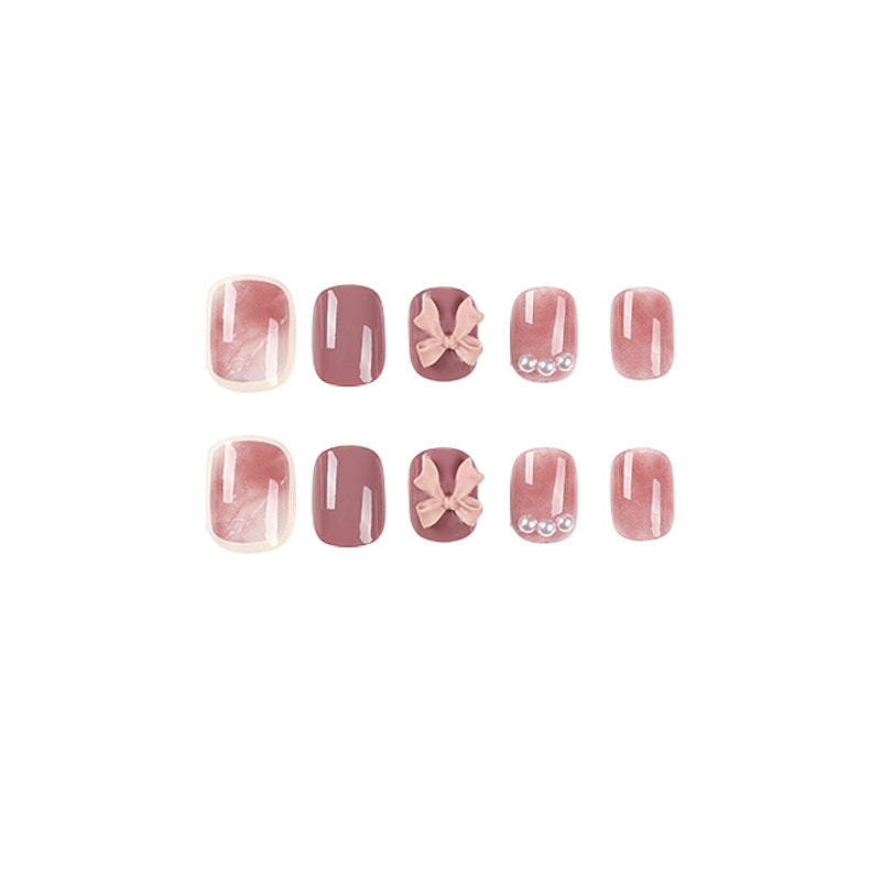 Artful nail art with luxurious 3D bows and elegant accents Kalsten