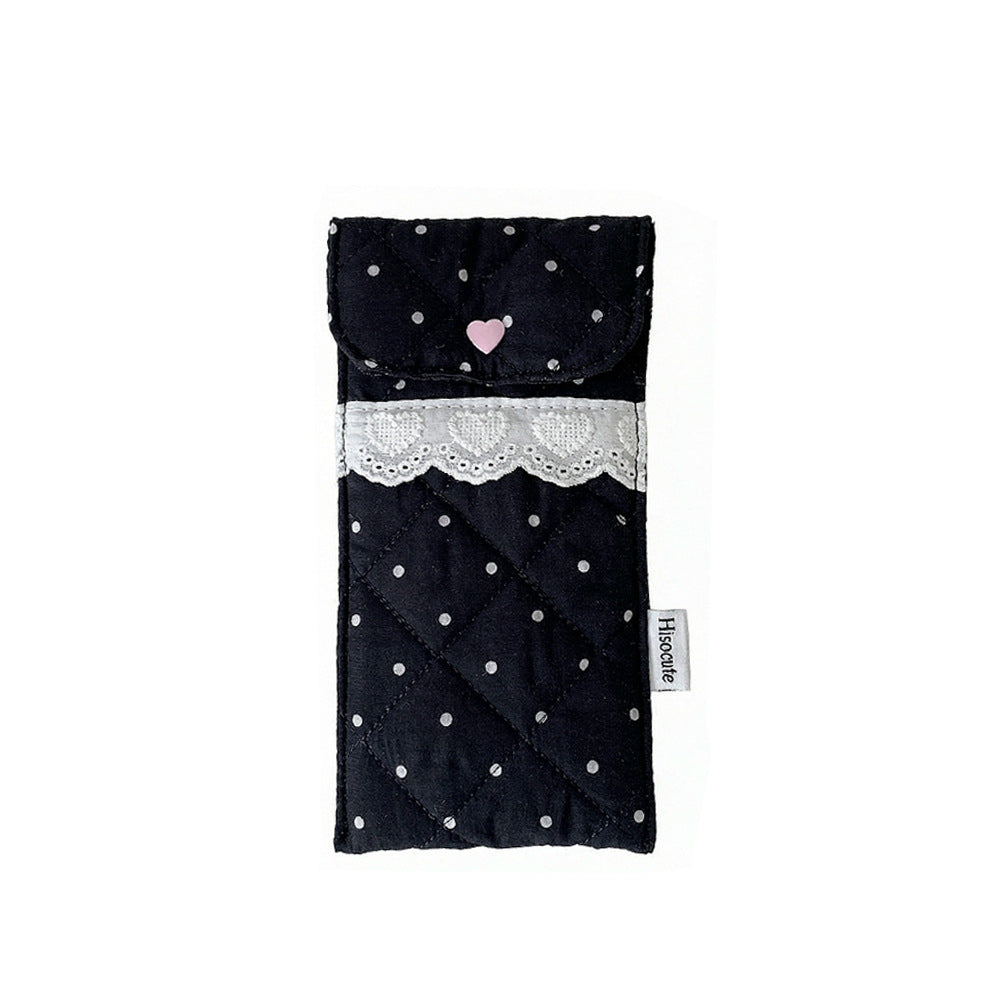 Quilted Heart Detail Pencil Case Kalsten