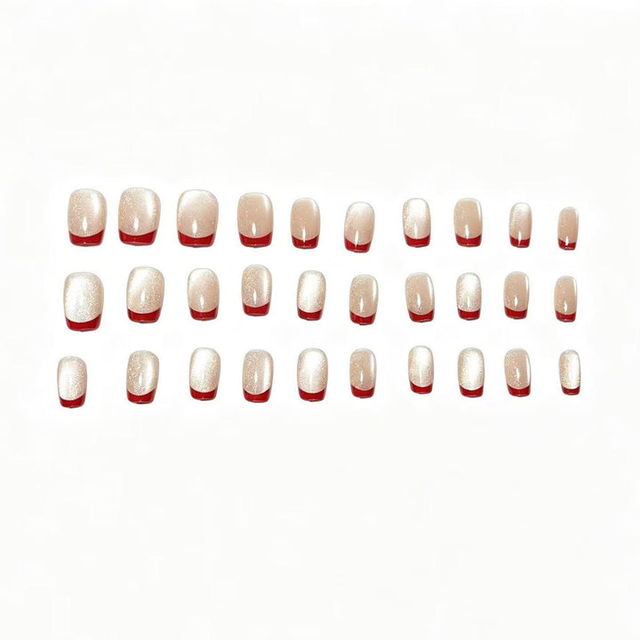 Elegant French Tip Nail Art Set Kalsten