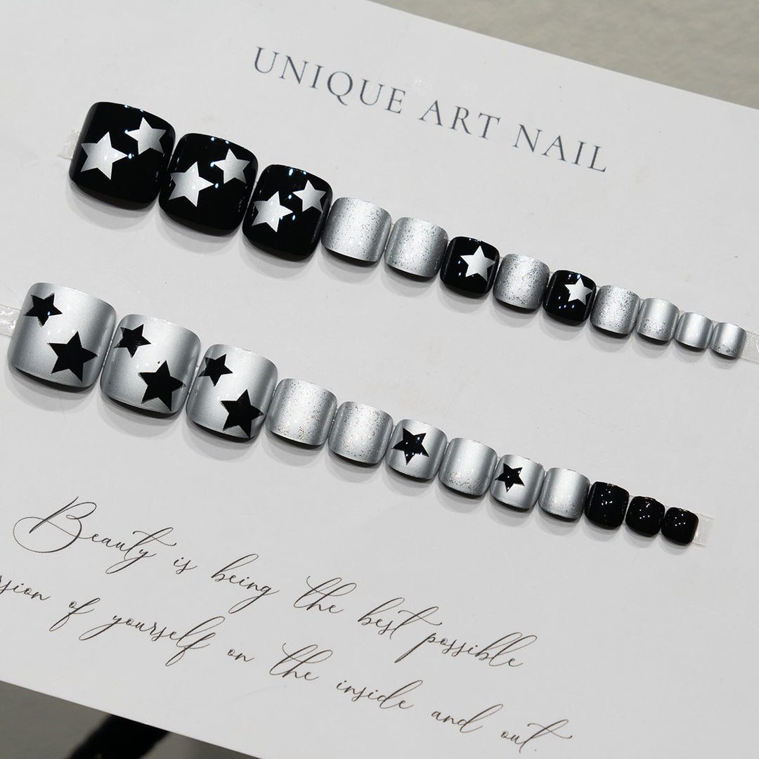 Star-Studded Nail Art