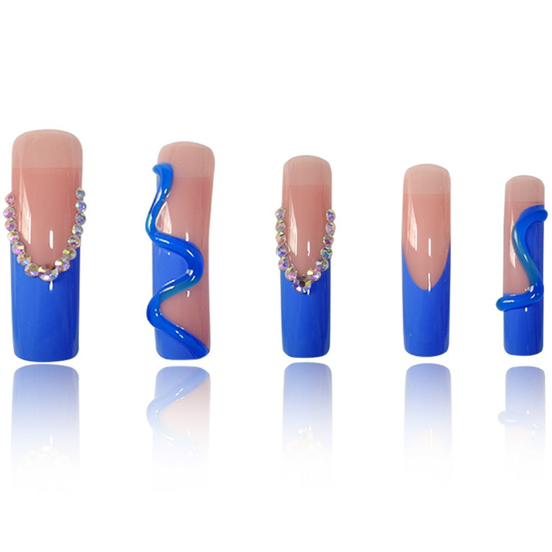 Sculpted Acrylic Nail Design Kalsten
