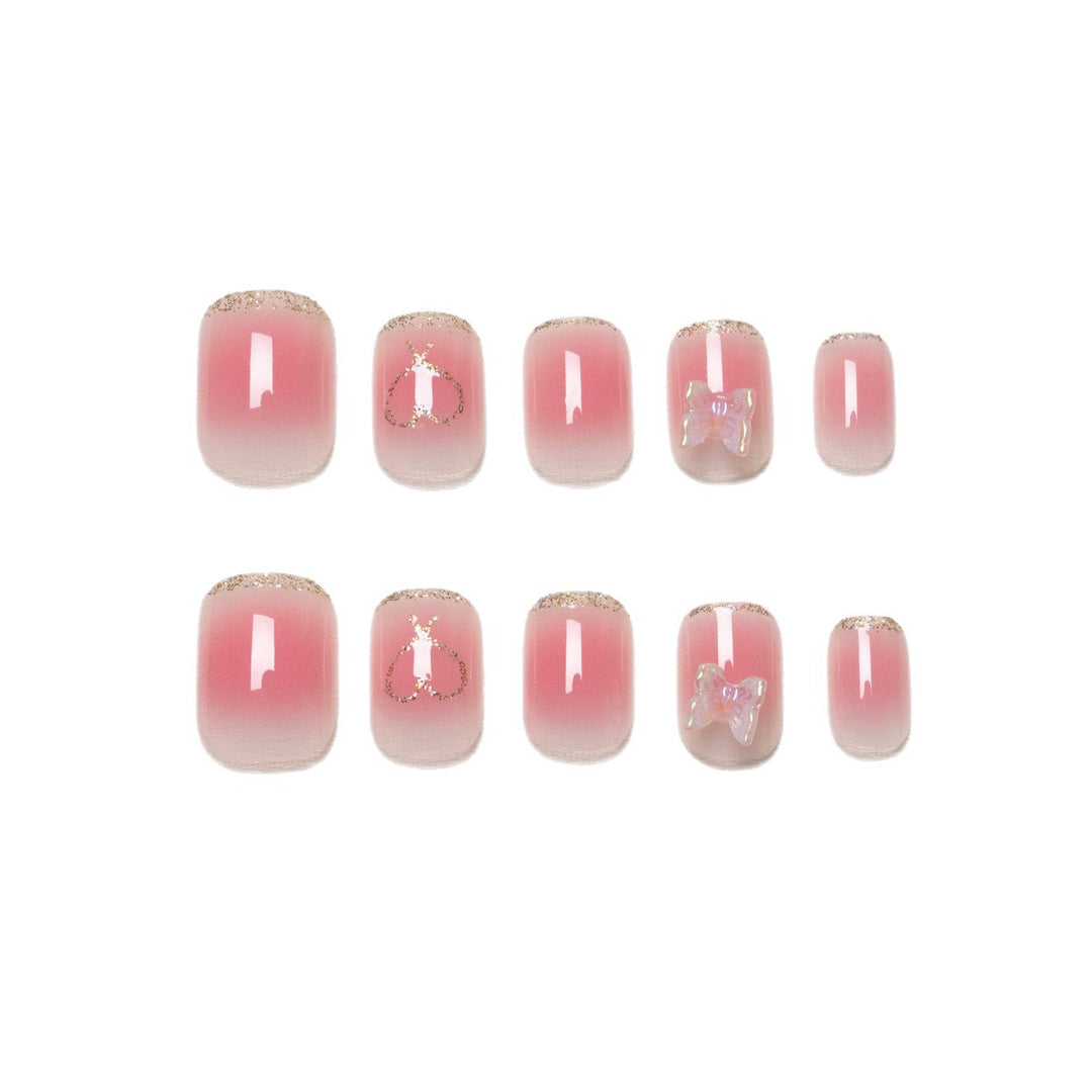 Decorative Acrylic Press-On Nail Art Set