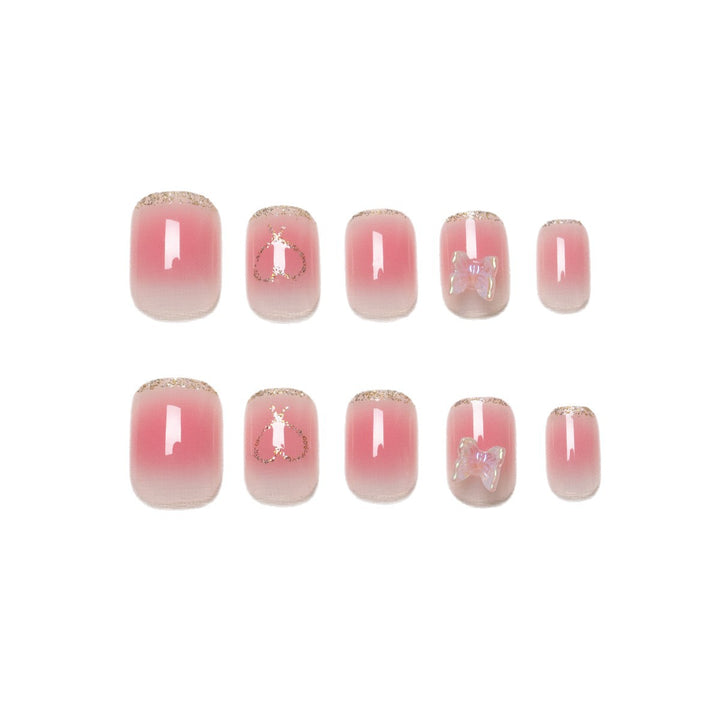 Decorative Acrylic Press-On Nail Art Set