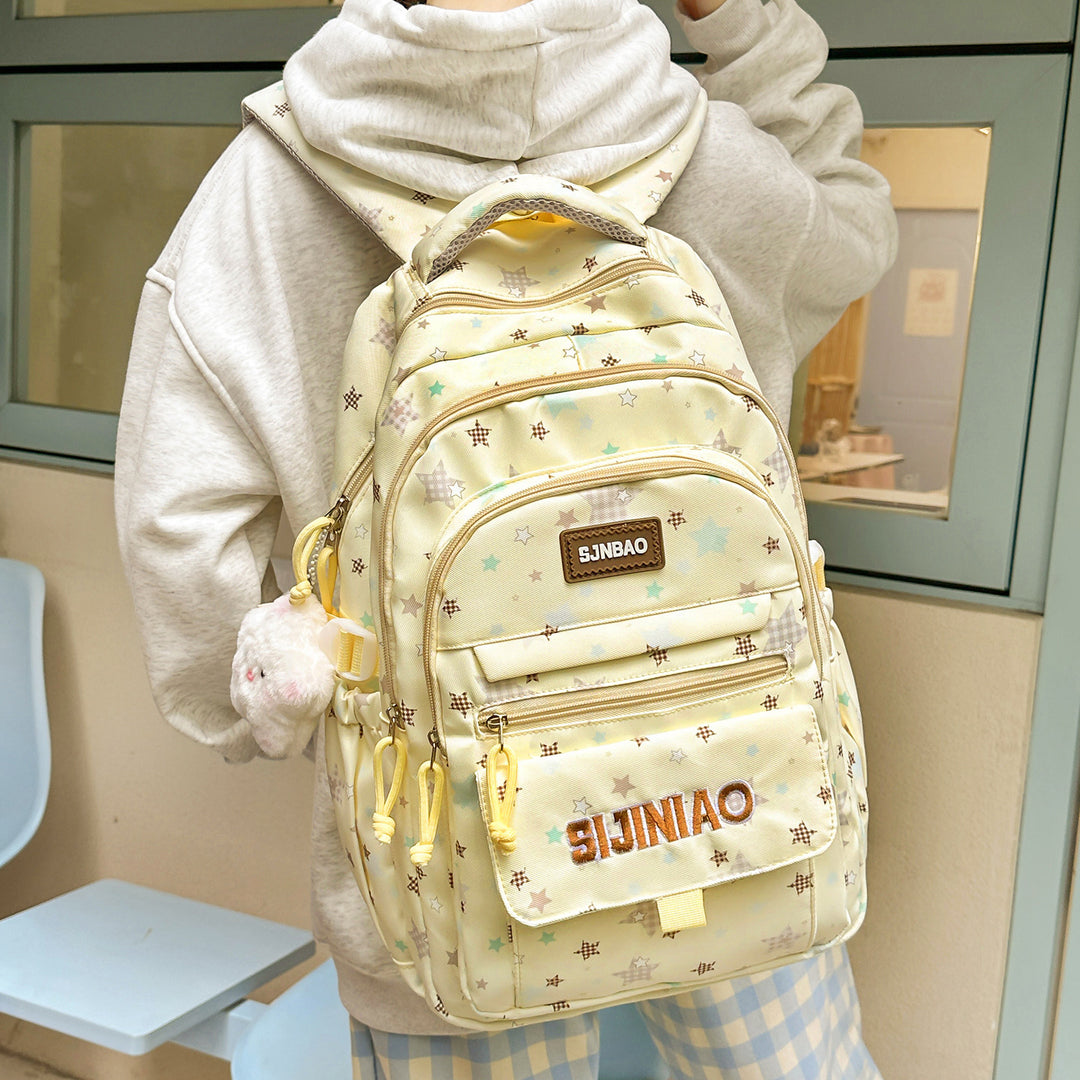 Cute Star-Embellished Everyday Backpack Kalsten