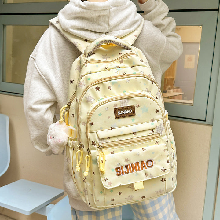 Cute Star-Embellished Everyday Backpack Kalsten