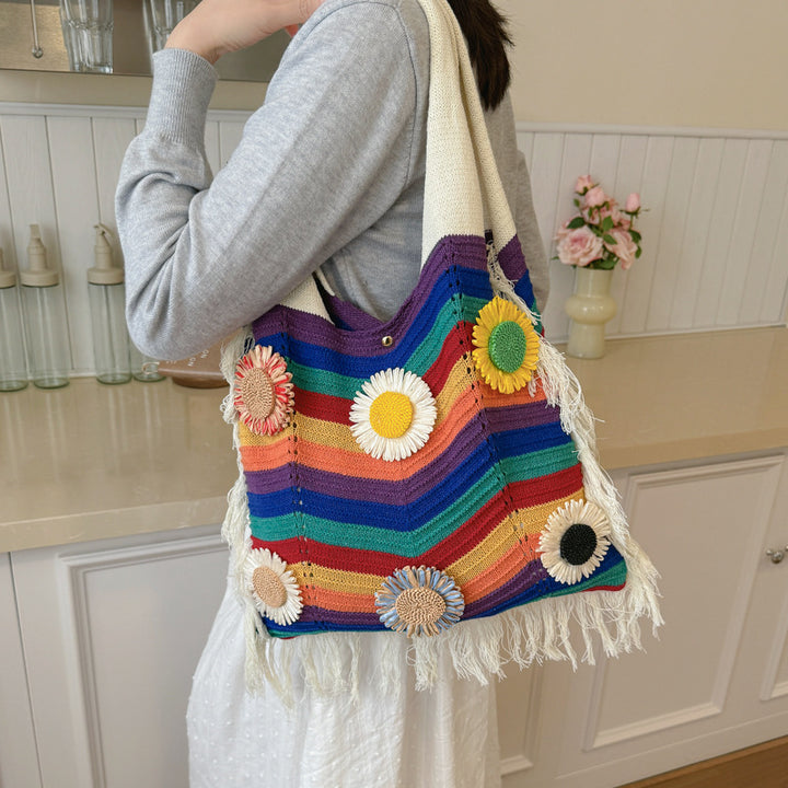 Colorful Bohemian Tote Bag