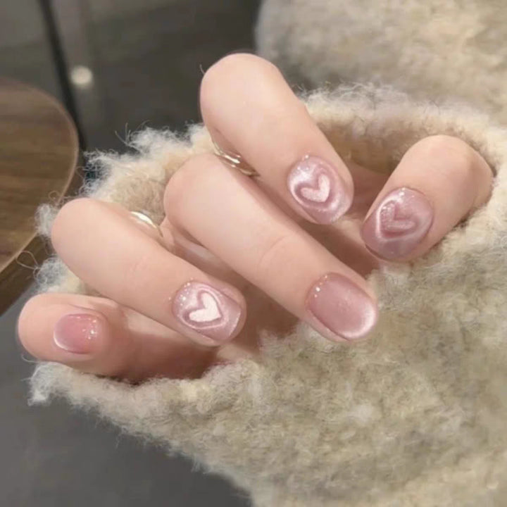 Artistic Floral Design Press-On Nail Set Kalsten