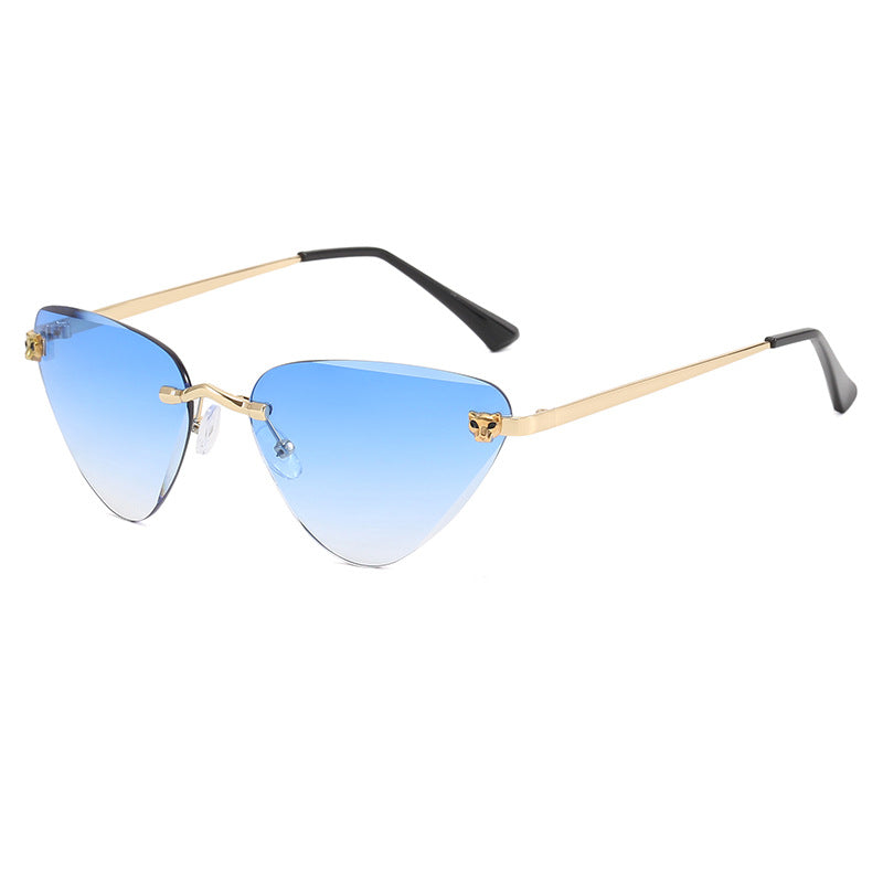 Ladies Cat-Eye Sunglasses with Elegant Metal Frame Kalsten