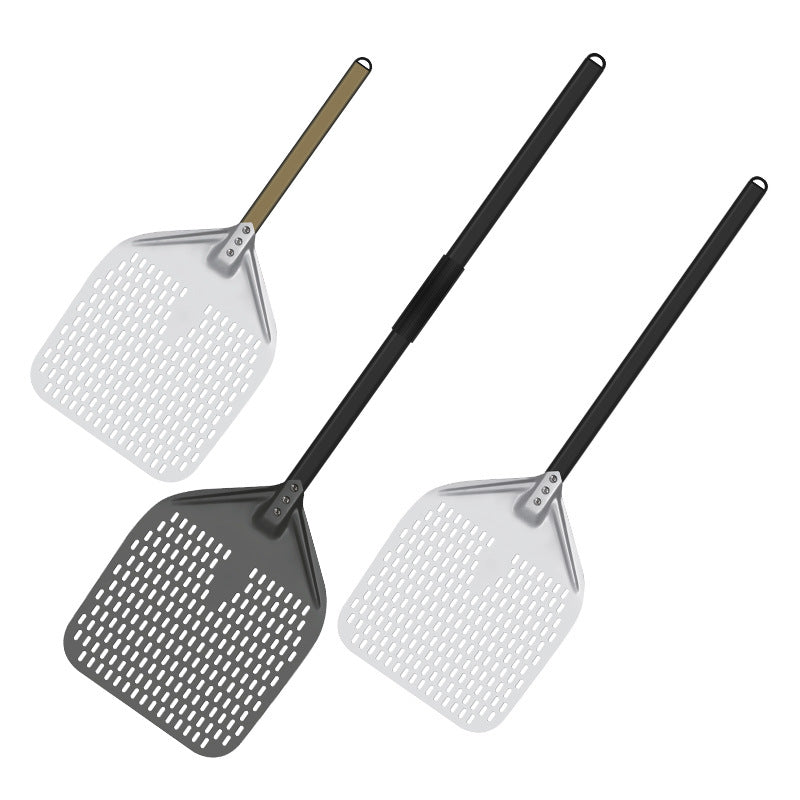 long-handle aluminum pizza peel with thin rectangular blade Kalsten