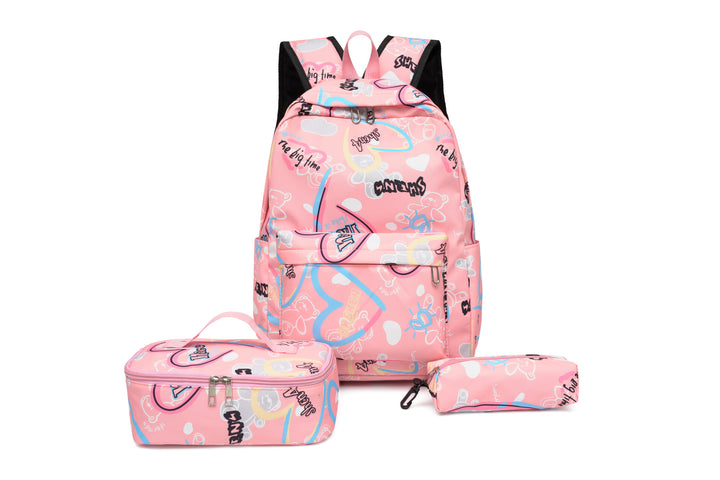 Backpack set with insulated lunch box and pencil case Kalsten