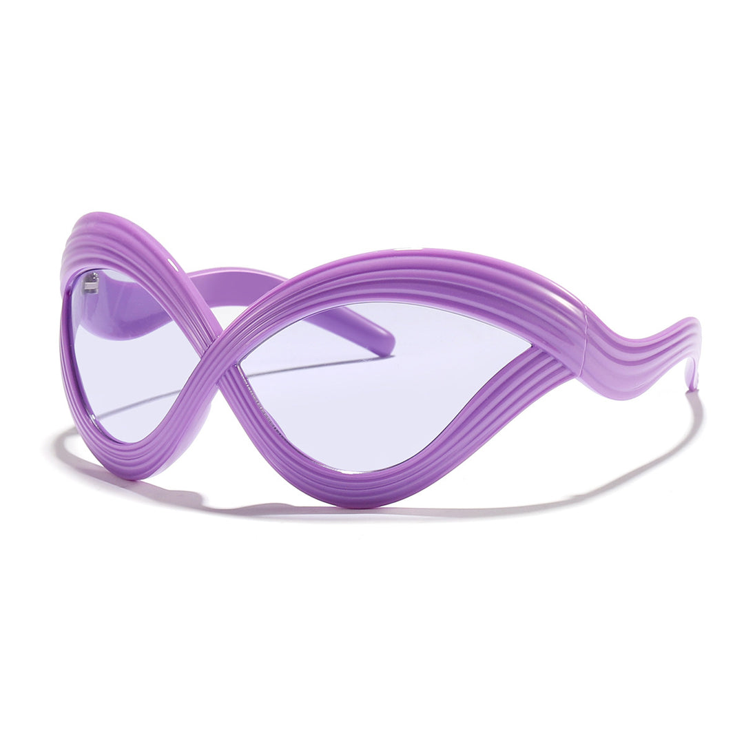Women's fashionable sunglasses with innovative wave frame Kalsten
