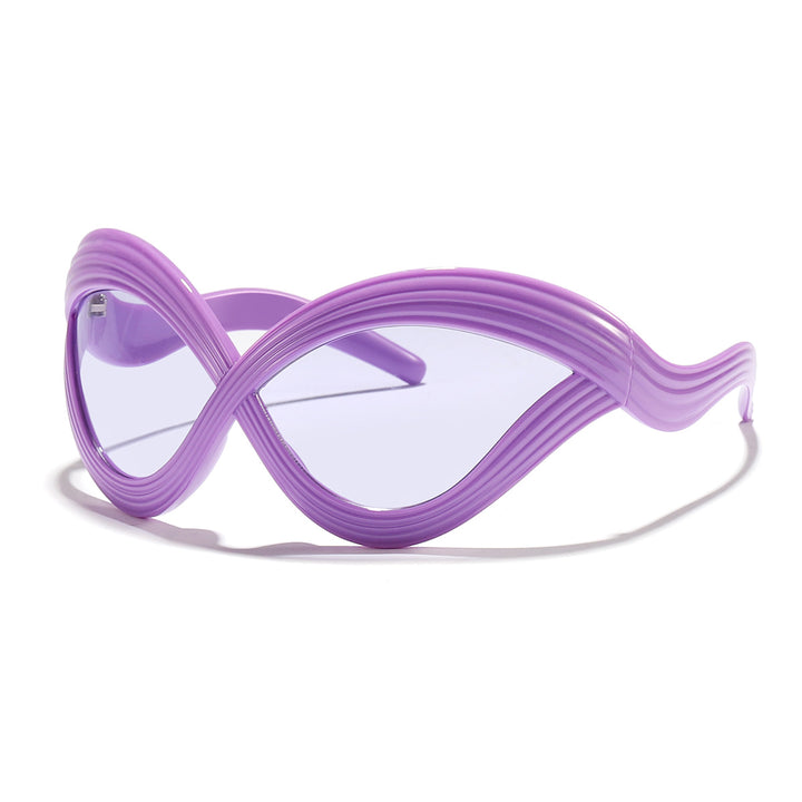 Women's fashionable sunglasses with innovative wave frame Kalsten