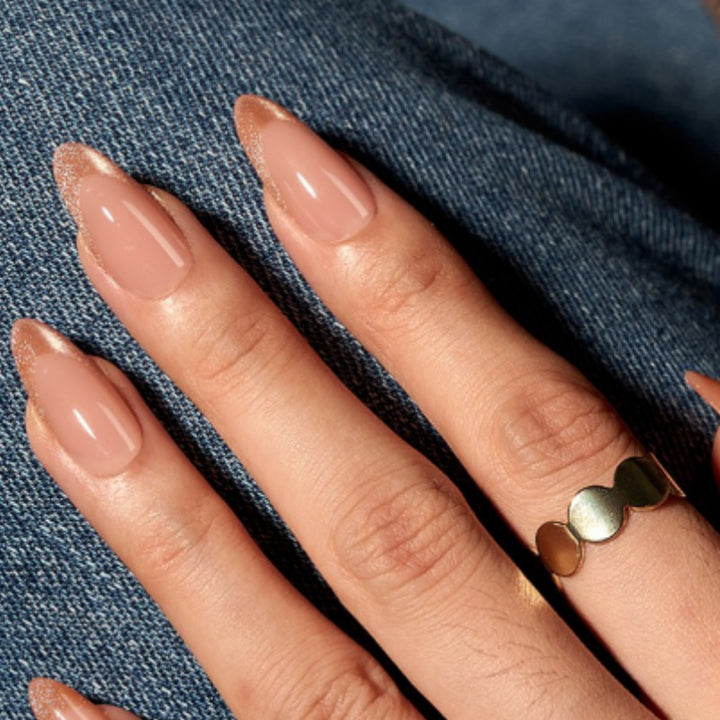 Elegant Almond-Shaped Press-On Nails Kalsten
