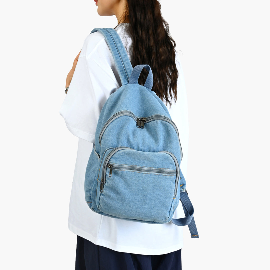 Casual Denim Backpack Kalsten