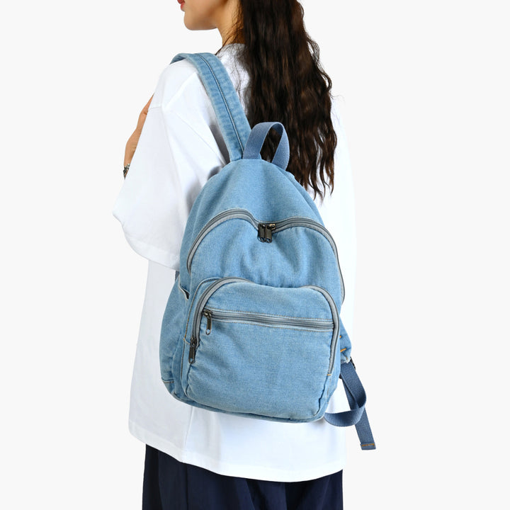 Casual Denim Backpack Kalsten