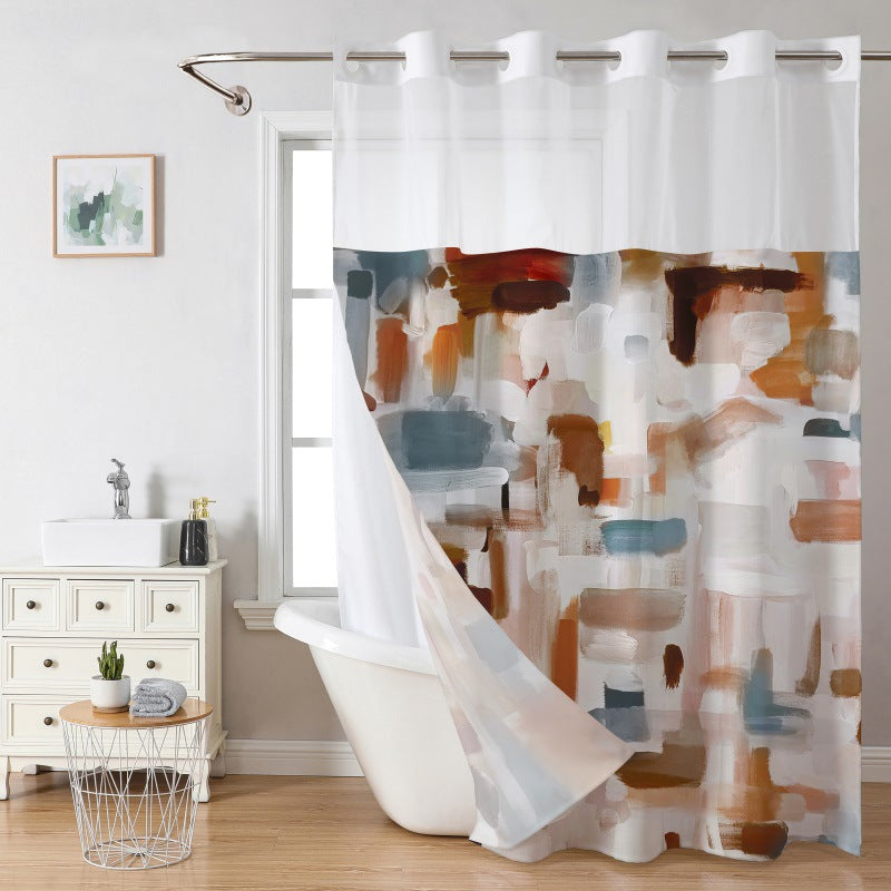 Luxury Marble Design Shower Curtain Kalsten