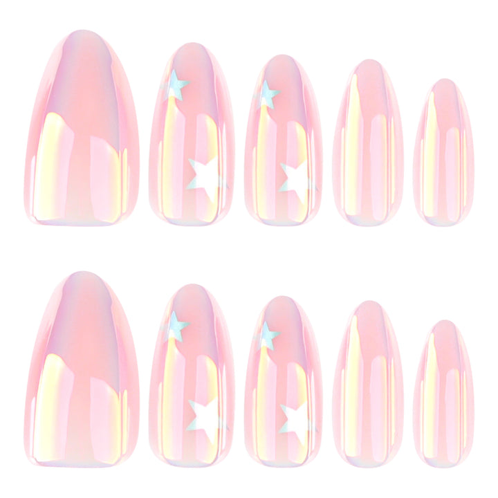 Artificial application nails with shimmering finish Kalsten