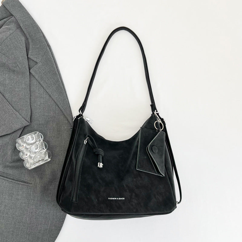 Casual Suede Hobo Bag
