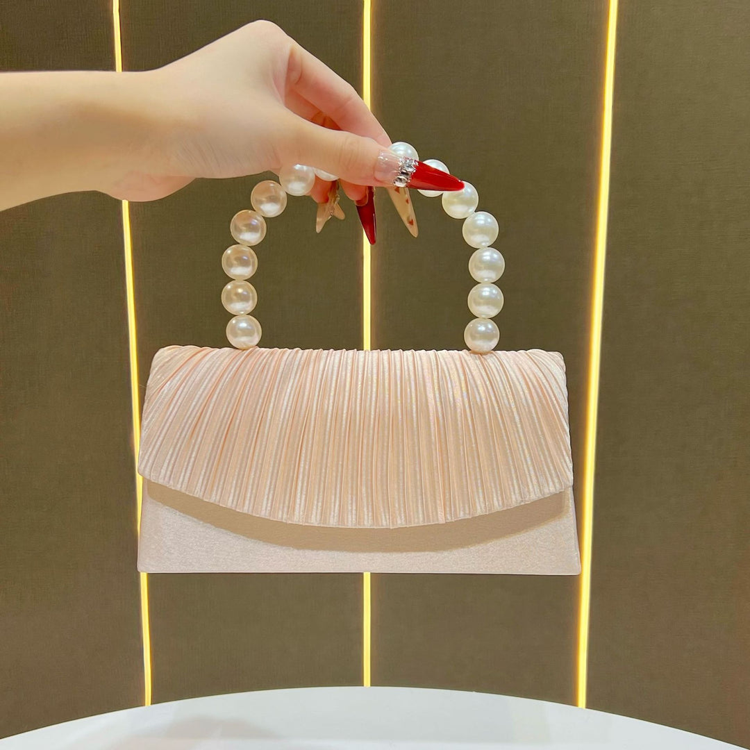 Elegant Pleated Evening Handbag