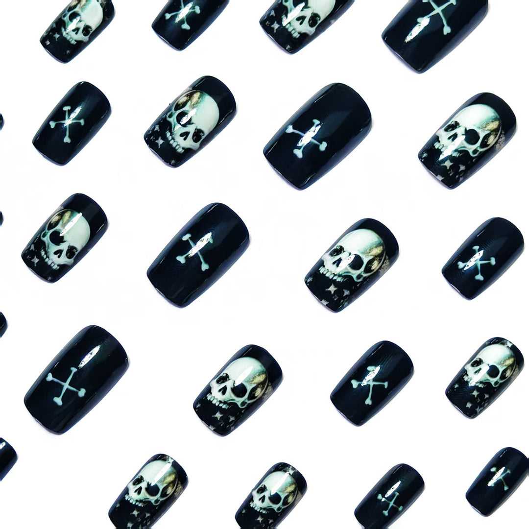 Gothic Skull Nail Art Kalsten
