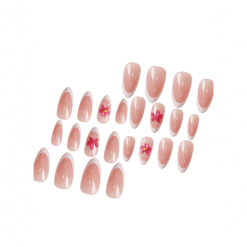 Elegant Floral Press-On Nails Kalsten