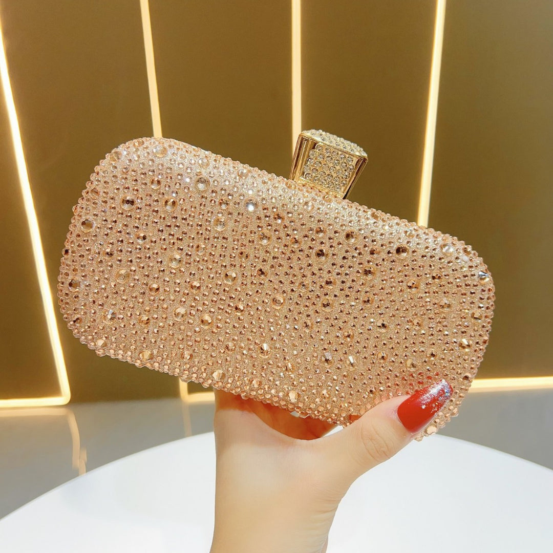 Crystal-Studded Clutch Purse
