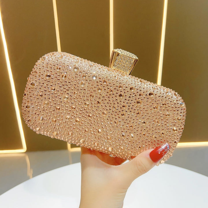 Crystal-Studded Clutch Purse