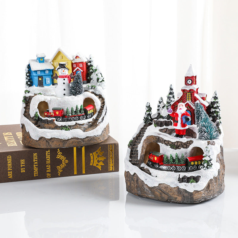 LED Illuminated Christmas Village Scene Kalsten