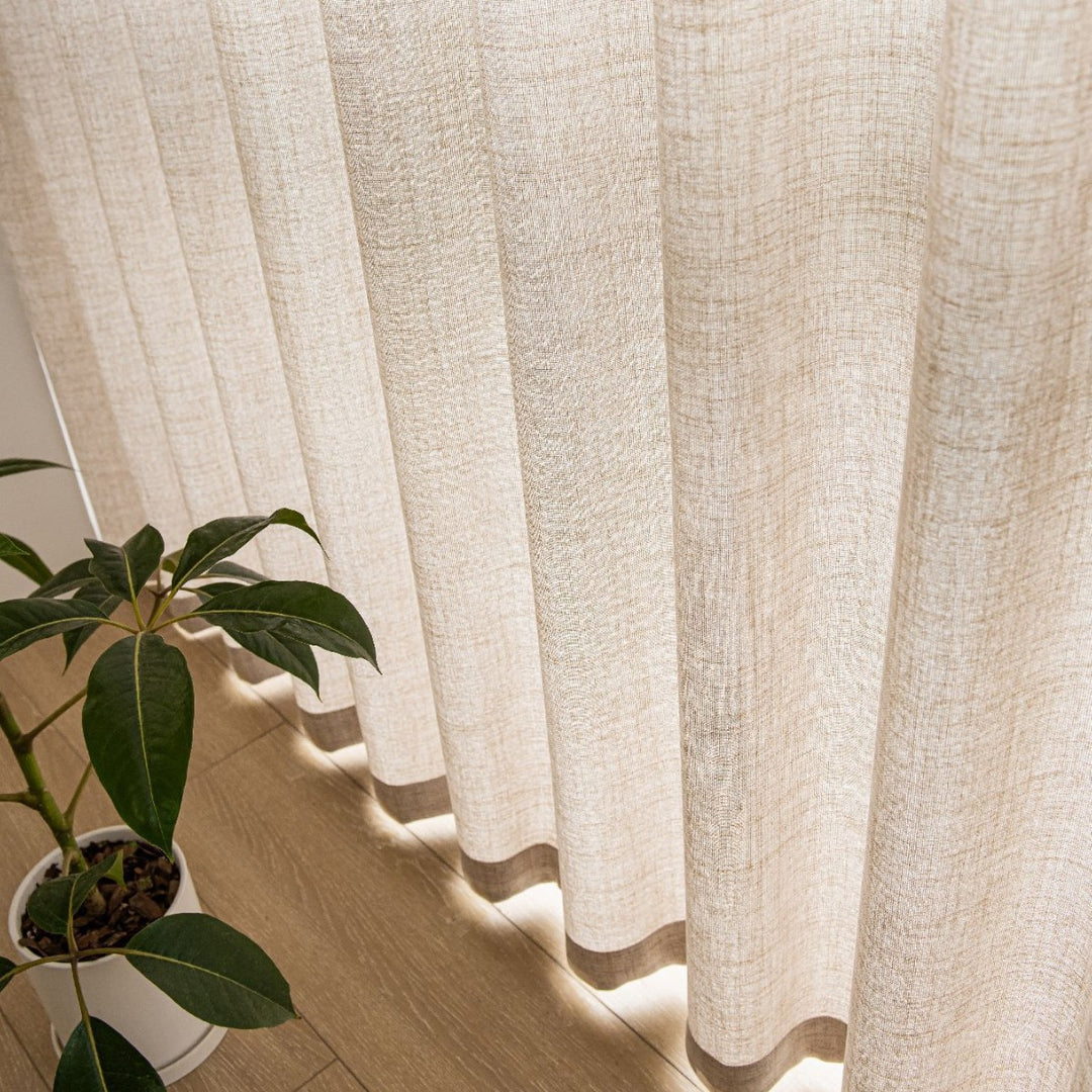 Sheer Linen Window Curtains Kalsten