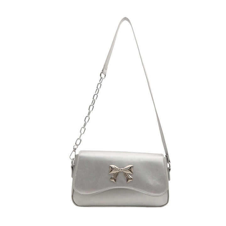 Elegant Bow-Detail Crossbody Bag