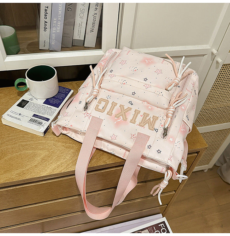 Trendy Illustrated Graphic Backpack Kalsten