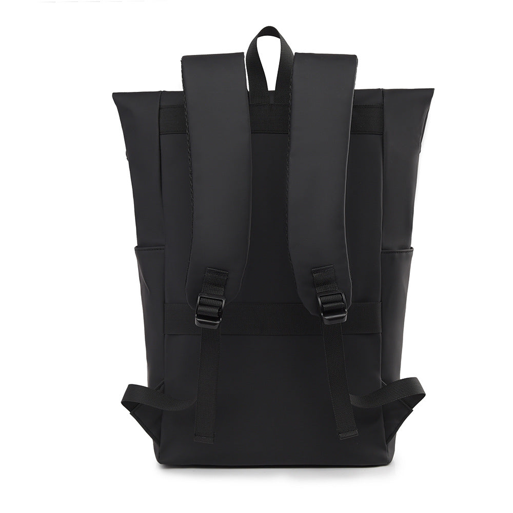 Modern roll top backpack with waterproof material and security closure Kalsten