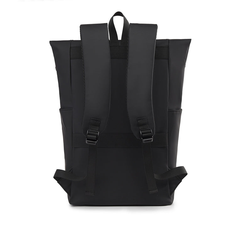 Modern roll top backpack with waterproof material and security closure Kalsten